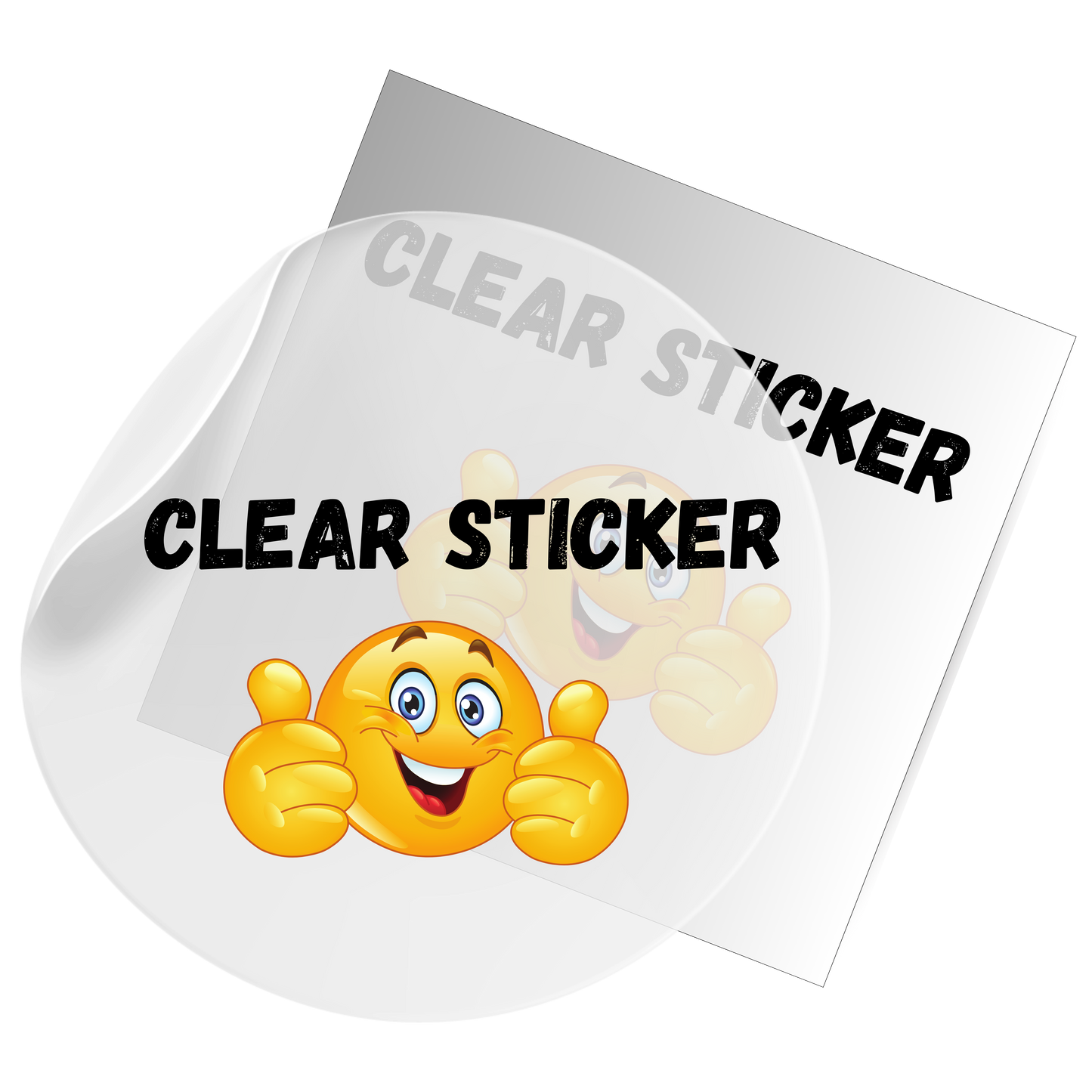 Clear Stickers