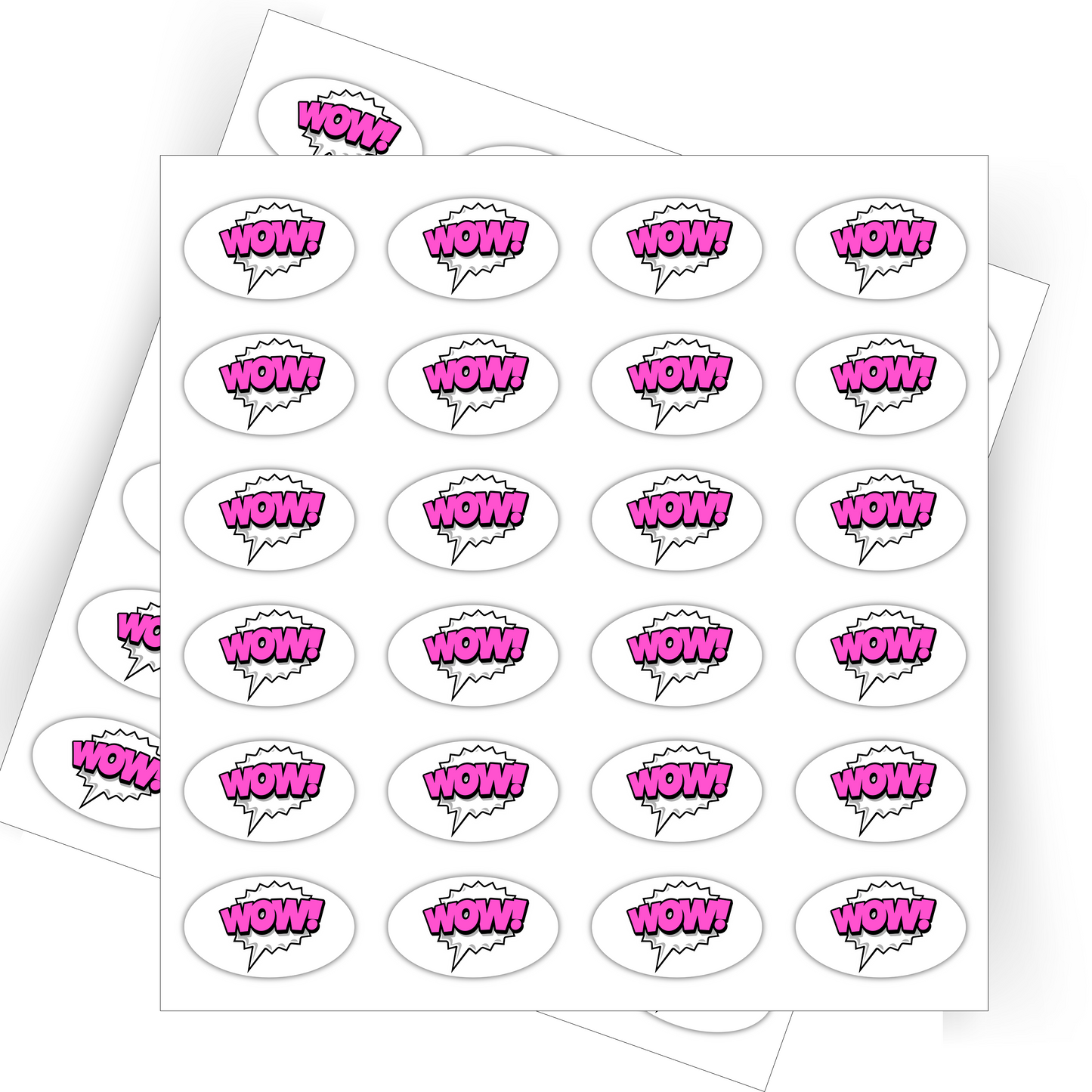 Oval Stickers